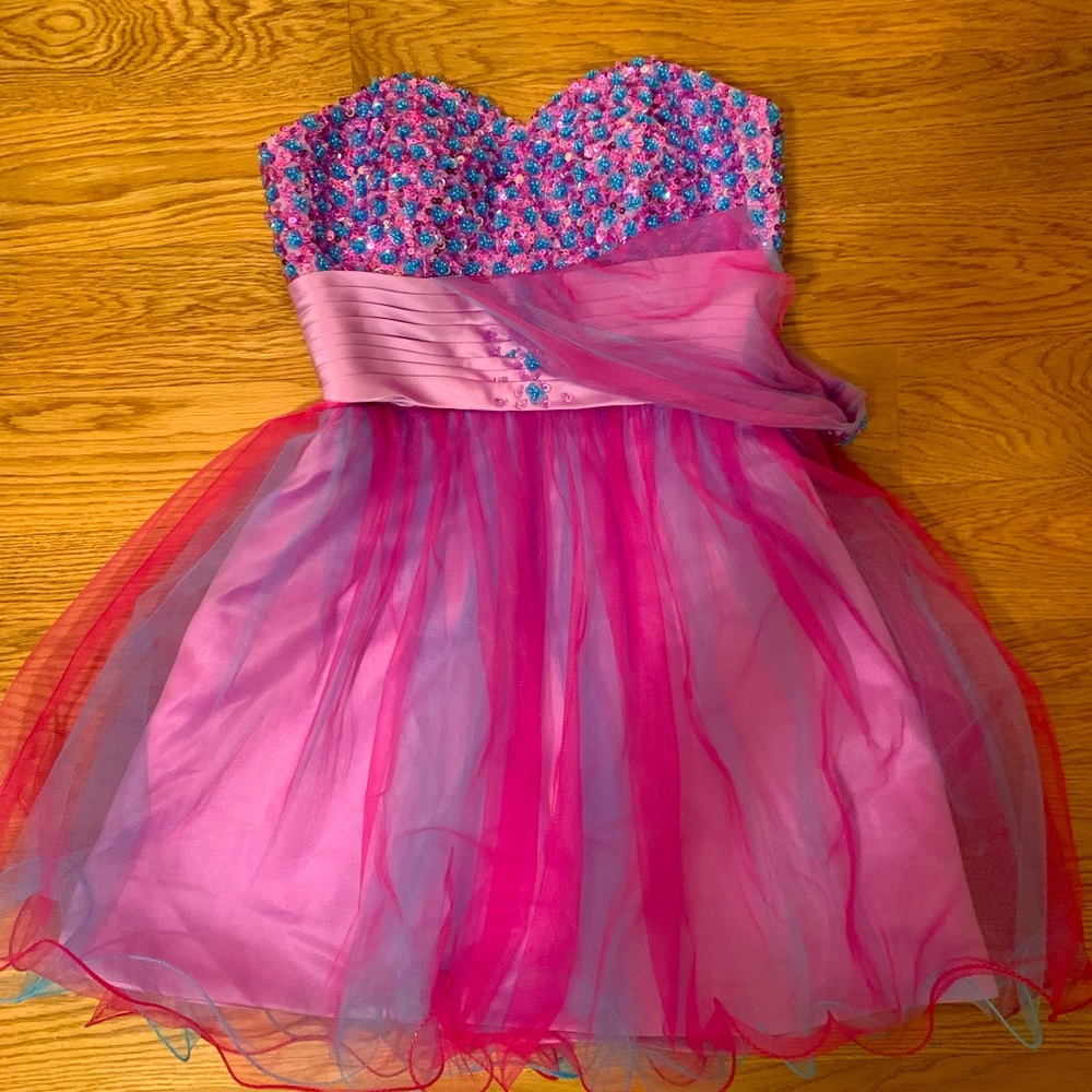 JJs House Strapless Homecoming/Special Occasion Dress